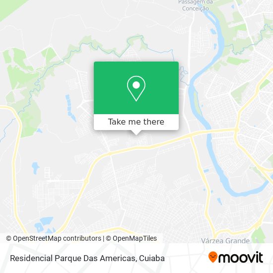 Residencial Parque Das Americas map