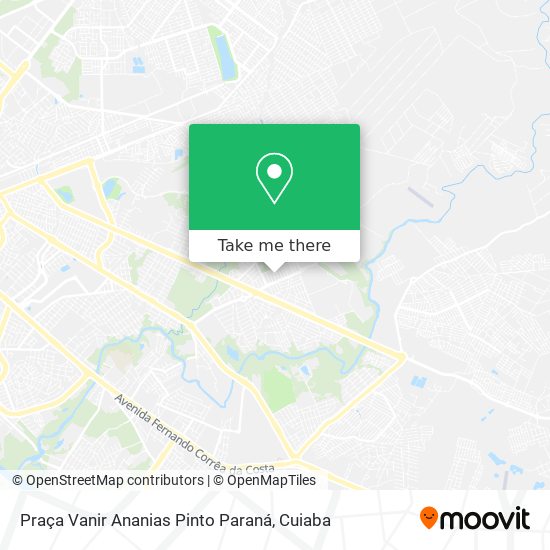 Praça Vanir Ananias Pinto Paraná map