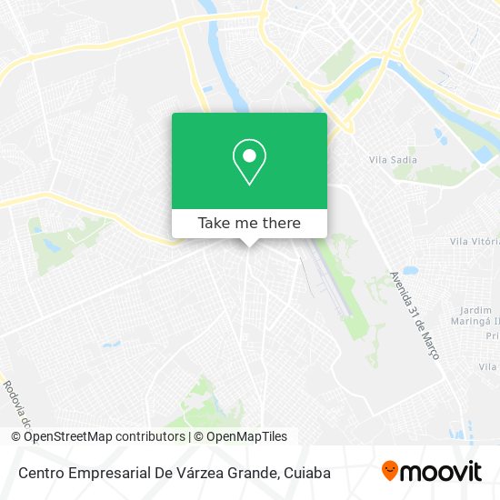 Centro Empresarial De Várzea Grande map
