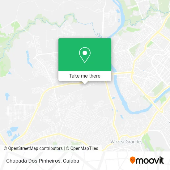 Chapada Dos Pinheiros map