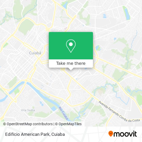 Edifício American Park map
