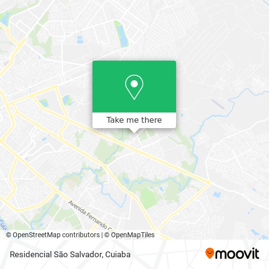 Residencial São Salvador map