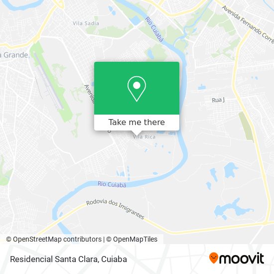 Residencial Santa Clara map
