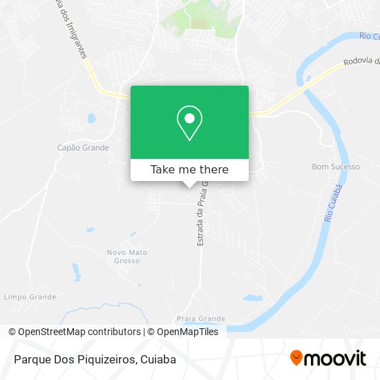 Parque Dos Piquizeiros map
