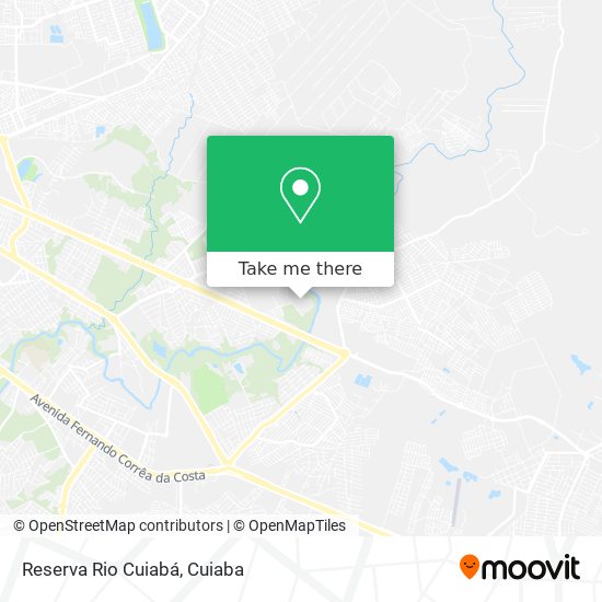 Reserva Rio Cuiabá map