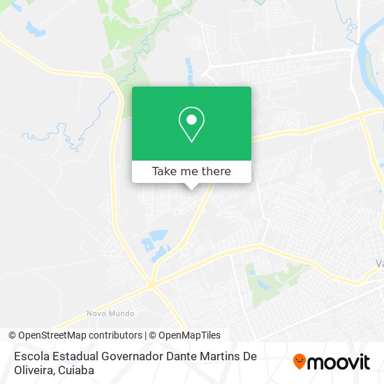 Mapa Escola Estadual Governador Dante Martins De Oliveira