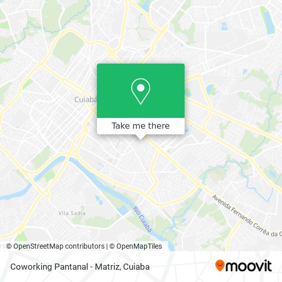 Coworking Pantanal - Matriz map