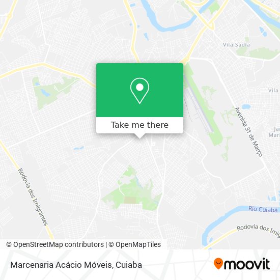 Marcenaria Acácio Móveis map
