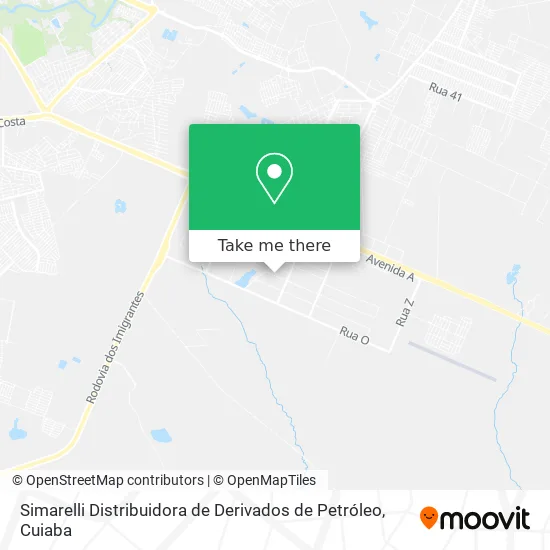 Simarelli Distribuidora de Derivados de Petróleo map