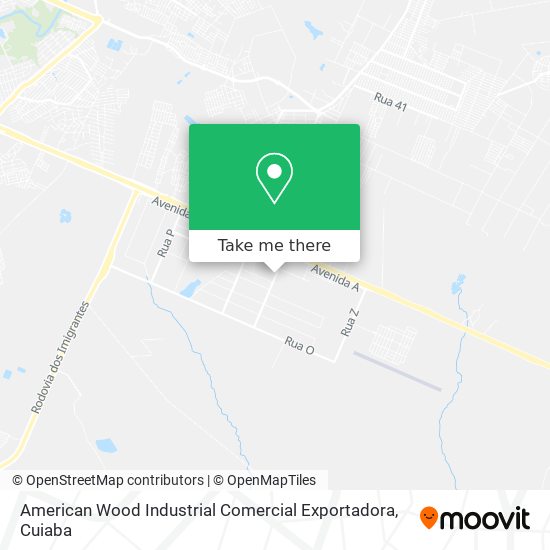 American Wood Industrial Comercial Exportadora map