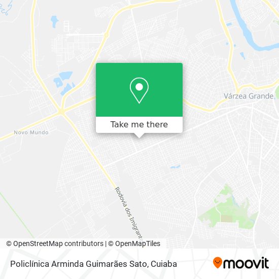 Policlínica Arminda Guimarães Sato map