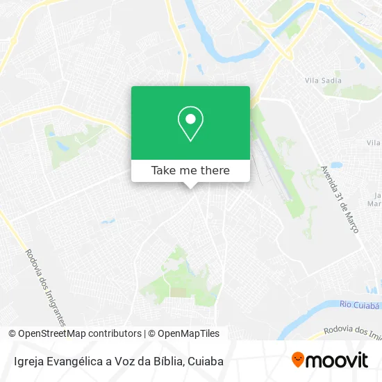 Igreja Evangélica a Voz da Bíblia map