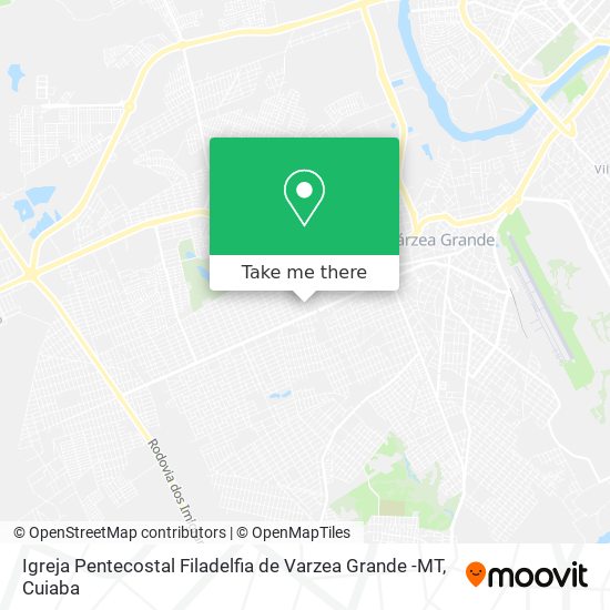 Igreja Pentecostal Filadelfia de Varzea Grande -MT map