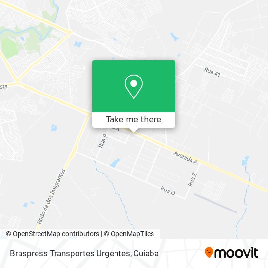 Braspress Transportes Urgentes map