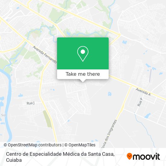 Centro de Especialidade Médica da Santa Casa map