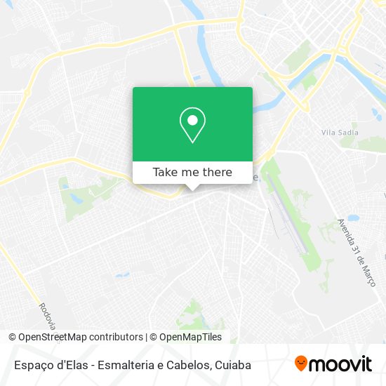 Espaço d'Elas - Esmalteria e Cabelos map