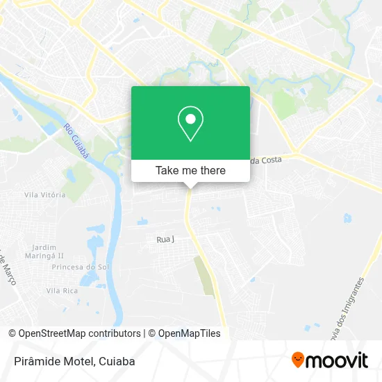 Pirâmide Motel map
