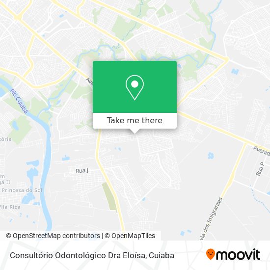 Mapa Consultório Odontológico Dra Eloísa