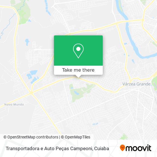 Transportadora e Auto Peças Campeoni map