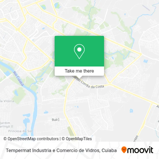 Tempermat Industria e Comercio de Vidros map