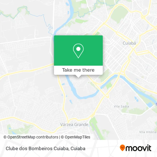 Clube dos Bombeiros Cuiaba map