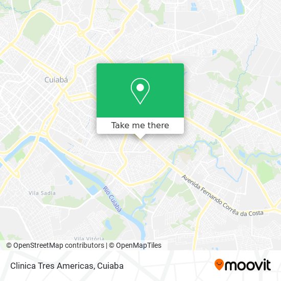 Clinica Tres Americas map