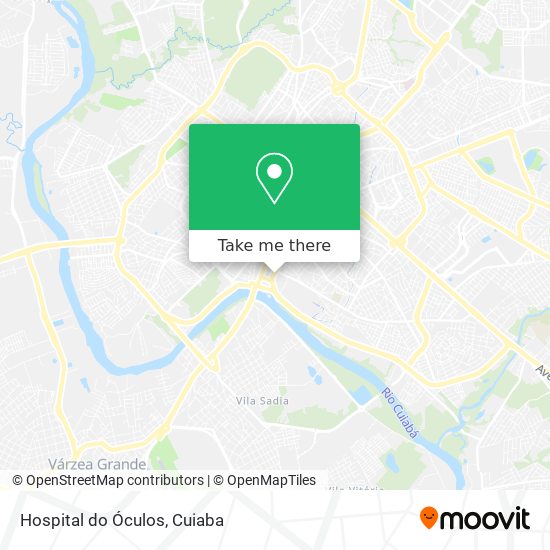 Hospital do Óculos map