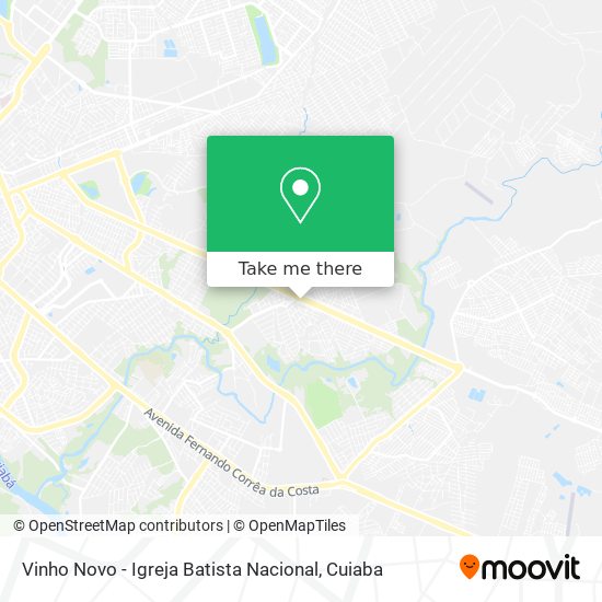 Vinho Novo - Igreja Batista Nacional map