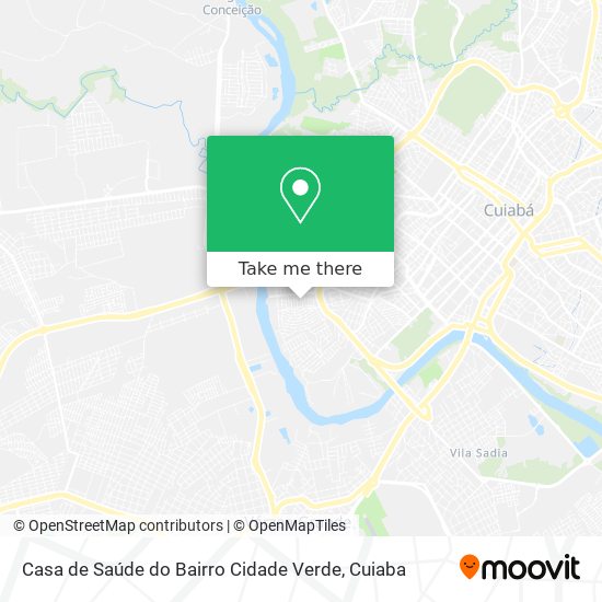 Casa de Saúde do Bairro Cidade Verde map