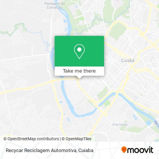 Recycar Reciclagem Automotiva map