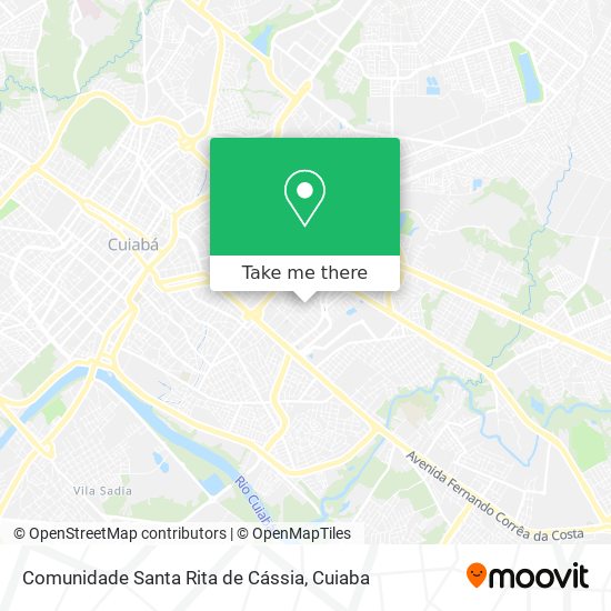 Comunidade Santa Rita de Cássia map