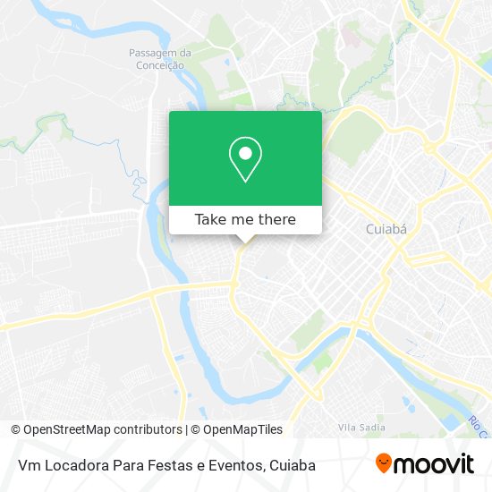 Vm Locadora Para Festas e Eventos map