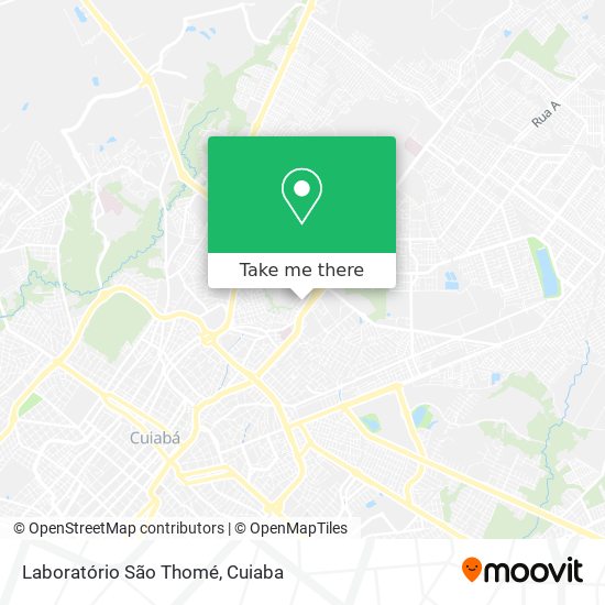 Mapa Laboratório São Thomé