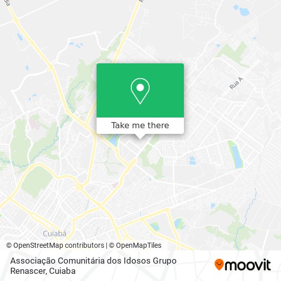 Associação Comunitária dos Idosos Grupo Renascer map
