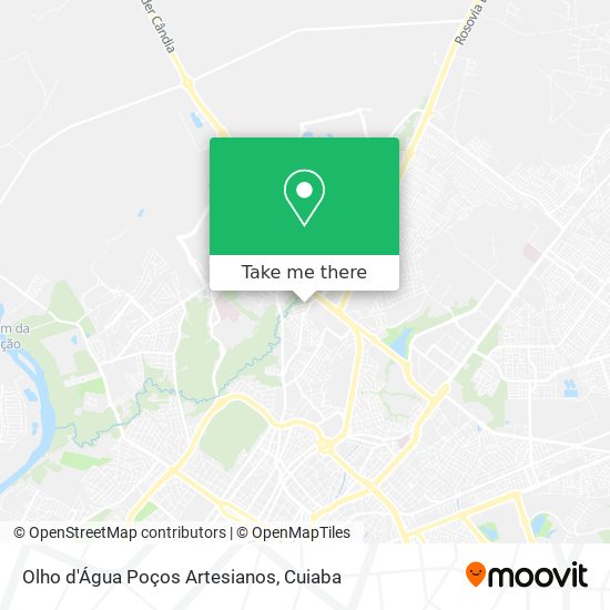 Olho d'Água Poços Artesianos map