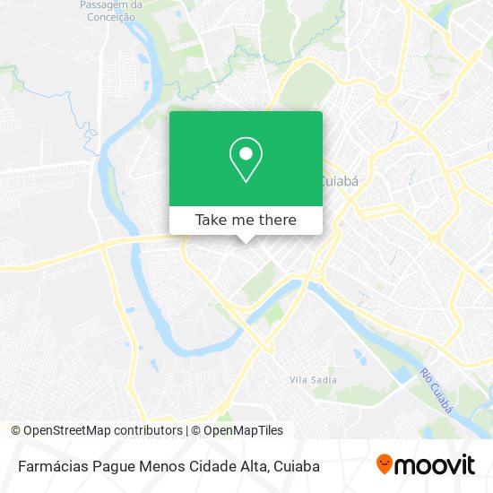 Farmácias Pague Menos Cidade Alta map