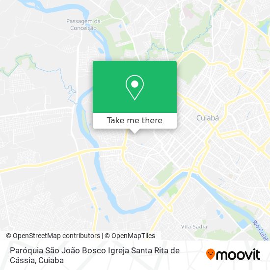 Paróquia São João Bosco Igreja Santa Rita de Cássia map