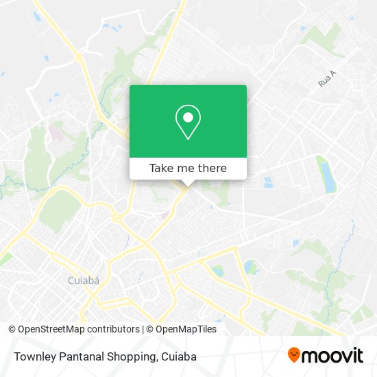 Townley Pantanal Shopping map