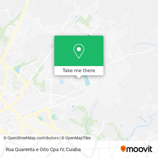 Mapa Rua Quarenta e Oito Cpa IV