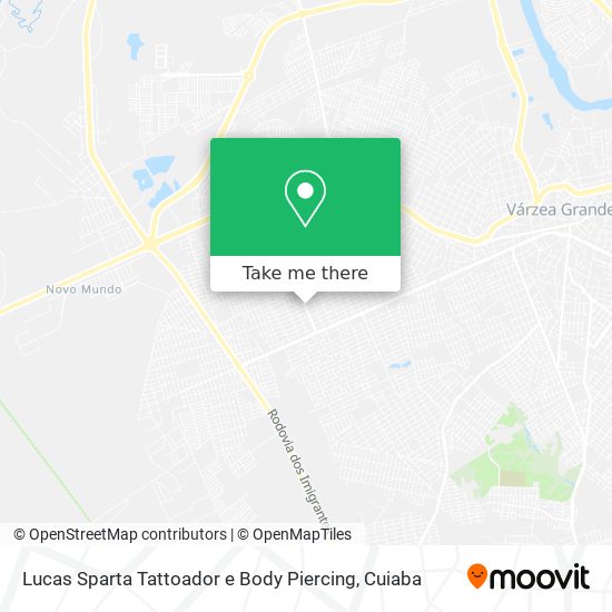 Lucas Sparta Tattoador e Body Piercing map