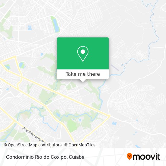 Condominio Rio do Coxipo map