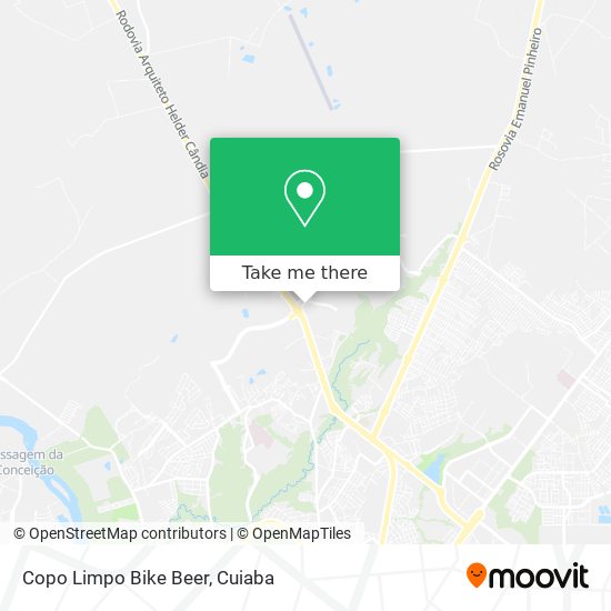 Copo Limpo Bike Beer map