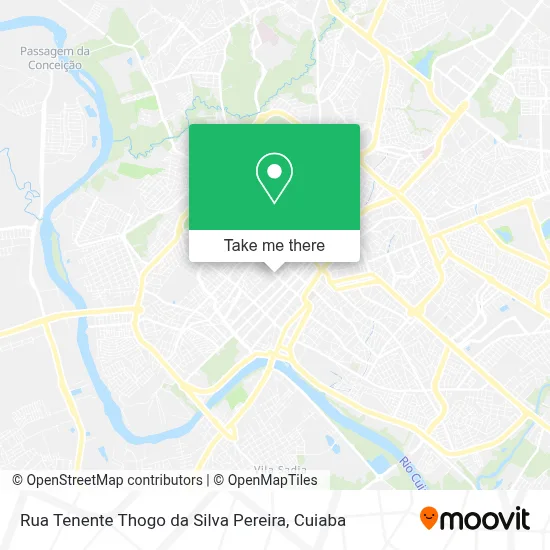 Rua Tenente Thogo da Silva Pereira map