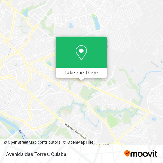 Mapa Avenida das Torres