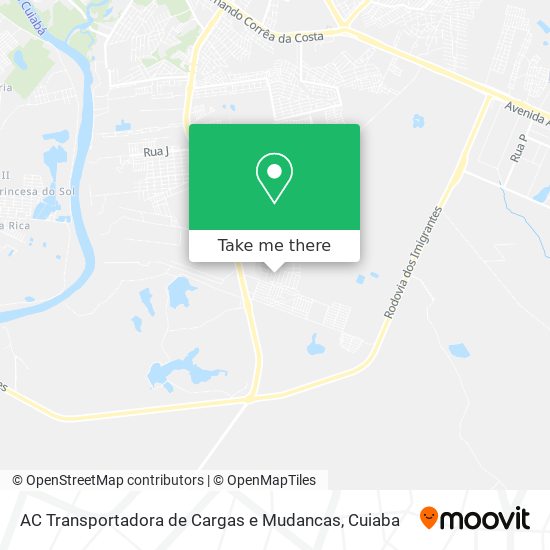 AC Transportadora de Cargas e Mudancas map