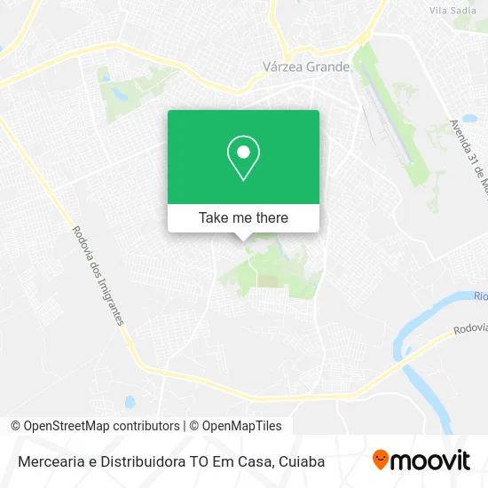 Mercearia e Distribuidora TO Em Casa map