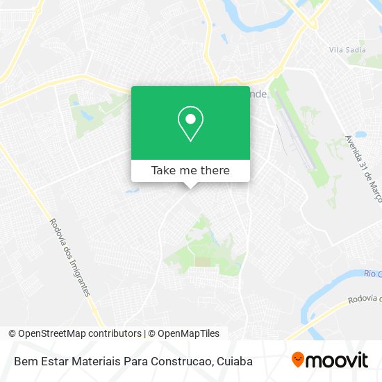 Bem Estar Materiais Para Construcao map