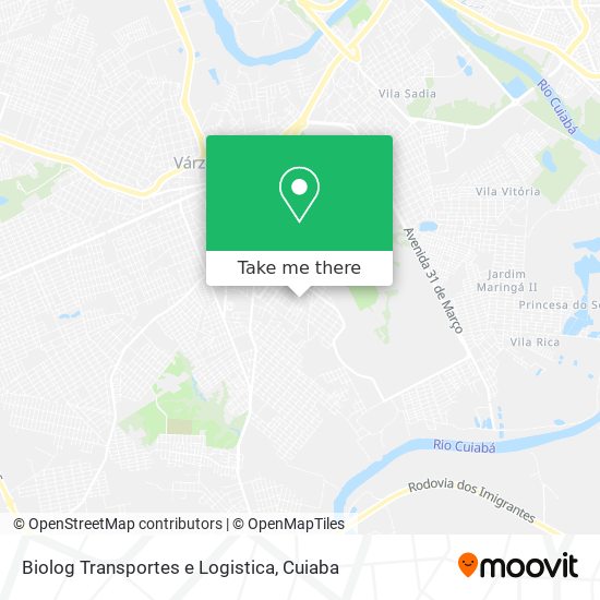 Biolog Transportes e Logistica map