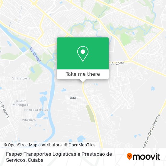 Faspex Transportes Logisticas e Prestacao de Servicos map