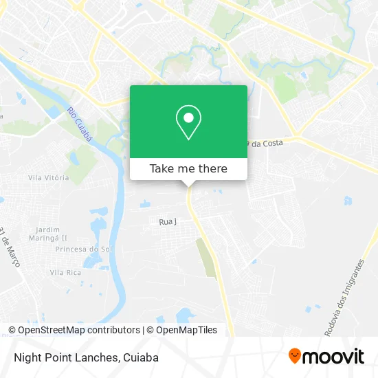 Night Point Lanches map